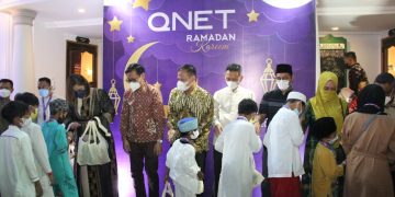 QNET Berbagi Kebahagiaan Ramadhan Bersama Anak Panti Asuhan di KidZania Surabaya