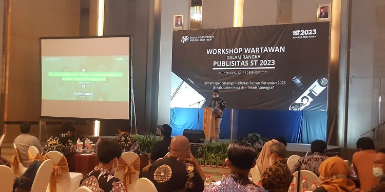 BPS Provinsi Jawa Timur Gelar Sosialisasi Sensus Pertanian 2023 Dengan Awak media
