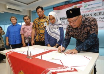 Siap Buka Fakuktas Kesehatan, Untag Surabaya lakukan Penandatangan MOU dan MOA Dengan RSUD Jombang 