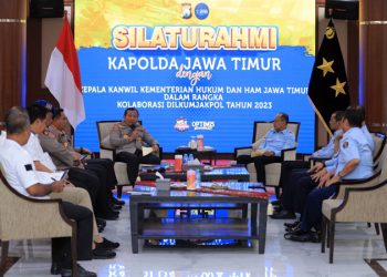 Kakanwil Kemenkumham-Kapolda Jatim Komitmen Bangun Sistem Peradilan Pidana Terpadu