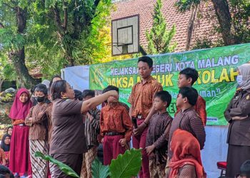 Jaksa Masuk Sekolah Di SDN Gadang 3 Malang