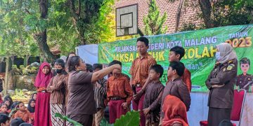 Jaksa Masuk Sekolah Di SDN Gadang 3 Malang
