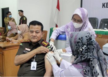 Kejaksaan Negeri Kota Malang Menggelar Vaksin Booster Ke-2