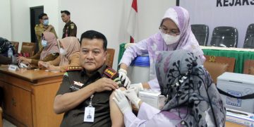 Kejaksaan Negeri Kota Malang Menggelar Vaksin Booster Ke-2