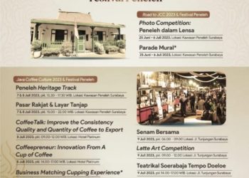 Bank Indonesia berkolaborasi dengan Pemkot Surabaya, Hadirkan Java Coffee Culture (JCC) 2023 dan Festival Peneleh. 13 Bank Indonesia berkolaborasi dengan Pemkot Surabaya, Hadirkan Java Coffee Culture (JCC) 2023 dan Festival Peneleh.