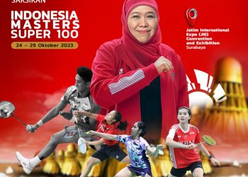 Jatim Jadi Tuan Rumah Indonesia Masters Super 100, Gubernur Khofifah: Ayo Ramaikan Turnamen Bulutangkis Tingkat Dunia