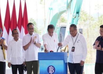 Presiden Jokowi Resmikan Ground Breaking Kantor Pusat Bank Indonesia di IKN