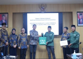 Unusa Salurkan Bantuan Kemanusiaan Rp 200 Juta Untuk Palestina Melalui LAZISNU Jawa Timur