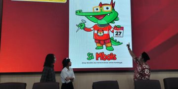 KPU Kota Surabaya mengenalkan Si Mbois maskot Pilkada Kota Surabaya 2024