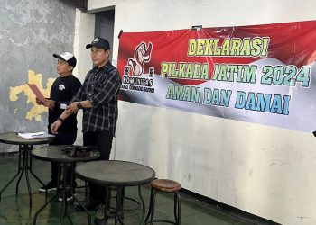 Tolak Kampanye Hitam ,Komunitas Bela Negara Jatim Dukung  Pilkada Aman dan Damai Untuk Percepatan Ekonomi.