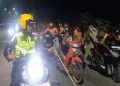 Polsek Mojoagung Bubarkan dan Tangkap Puluhan Pebalap Liar Karena Resahkan Warga