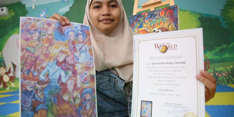Anak Disabilitas Surabaya Raih Juara Lomba Seni Tingkat Internasional