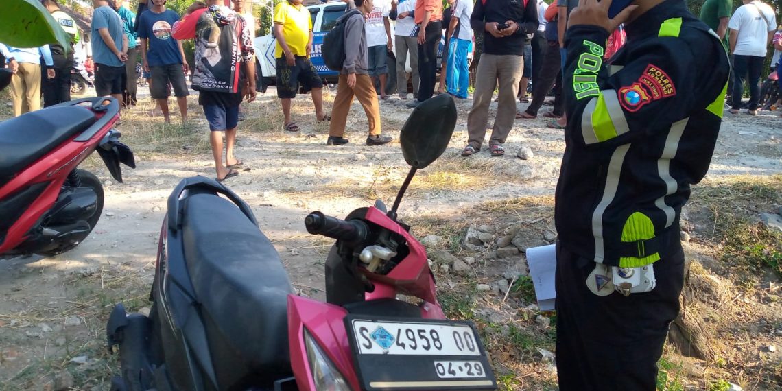 Empat Pelajar dan Seorang Anggota Polisi Terluka Ditabrak Mobil Boks