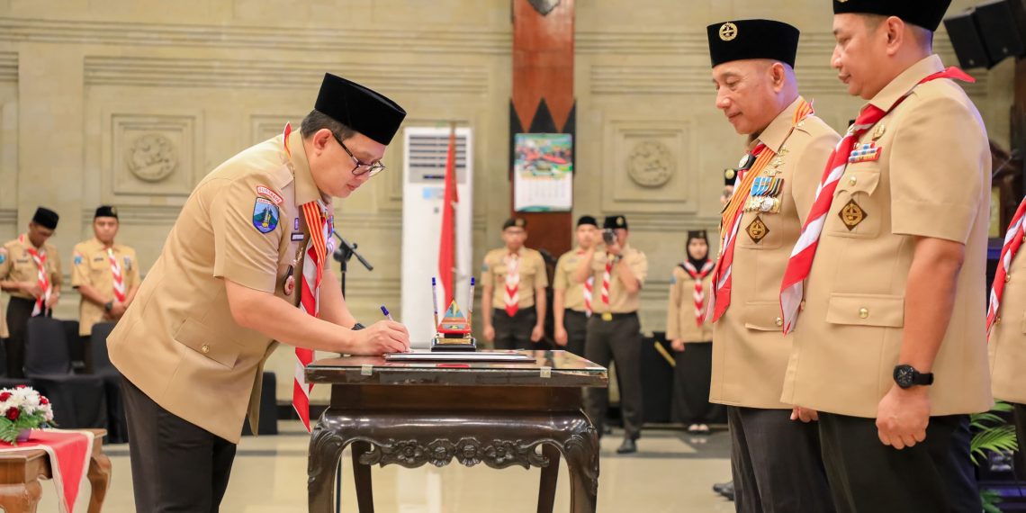 MABI dan SAKA 2024-2025 Resmi Dilantik: Pj. Gubernur Adhy Tekankan Pentingnya Kesiapsiagaan Bencana