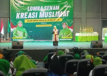 Pertama di Indonesia, Jombang Pelopori Senam Kreasi Muslimat Usia 45 Tahun ke Atas