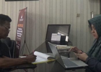 Hari Terakhir Perbaikan, LO Paslon Cabup Jombang Datangi Helpdesk KPU