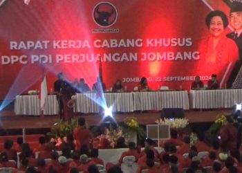 Targetkan Kemenangan Pilgub dan Pilbup, DPC PDIP Jombang Gelar Rakercabsus