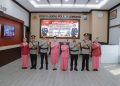 Kapolres Jombang Pimpin Sertijab Dua Kasat dan Pengukuhan Kapolsek