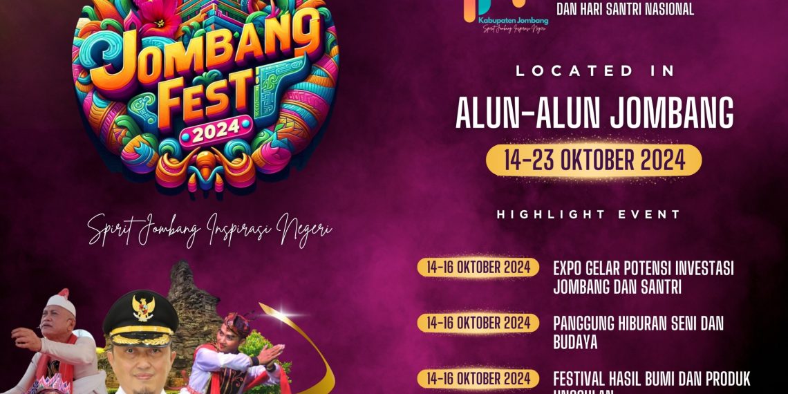 Jombang Fest 2024, Sambut Hari Jadi Pemkab ke 114 dan HSN ke 10