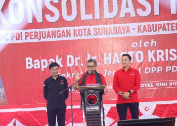 PDIP : Pengurus Surabaya-Gresik-Sidoarjo, Rapatkan Barisan Menangkan Risma-Gus Hans