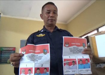 KPU Temukan Ratusan Surat Suara Pilbup Jombang Robek dan Cetakan Tak Sempurna