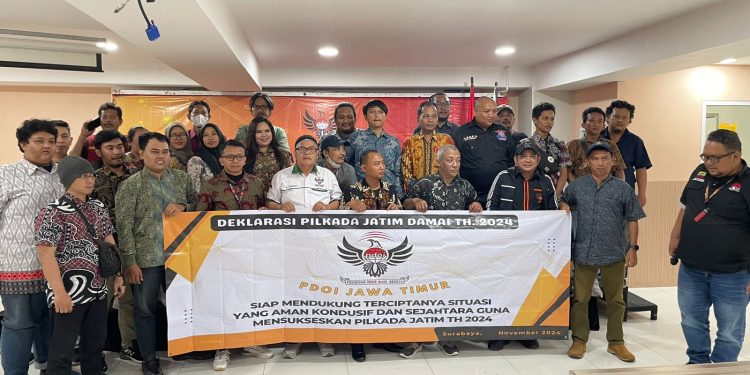 PDOI Jatim : Jaga Pilkada Damai , Hormati Perbedaan Dukungan Calon