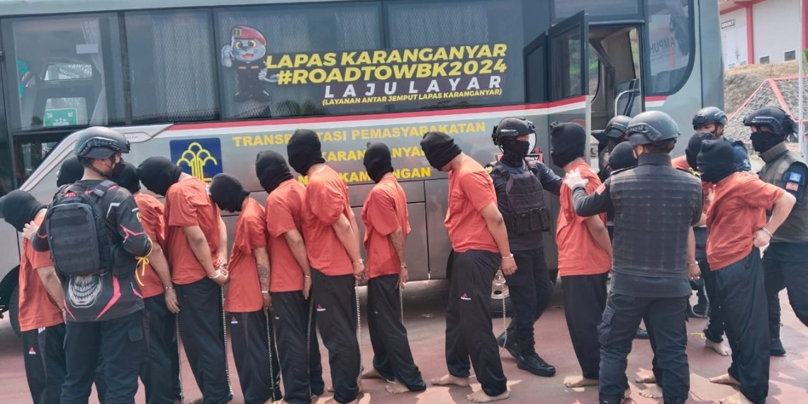 Ditjenpas Pindahkan 88 Narapidana Tahap II ke Nusakambangan, Cegah Peredaran Narkoba Dalam Lapas