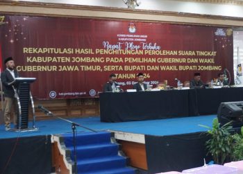 KPU Jombang Gelar Rapat Pleno Terbuka Rekapitulasi Pilkada 2024