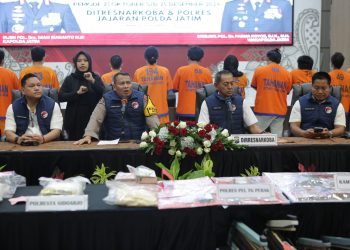 Polda Jatim Ringkus 6.853 Tersangka Peredaran Narkoba Selama 2024