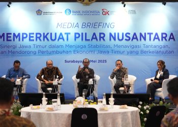 Ekonomi Jawa Timur Terus menguat, Terbukti Pertumbuhan Triwulan Pertama 2025 Sudah melampaui Nasional