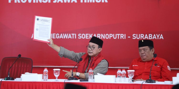 DPP PDI Perjuangan Resmi Tunjuk Hari Yulianto Jadi Plt Ketua DPC PDI Perjuangan Kabupaten Sidoarjo