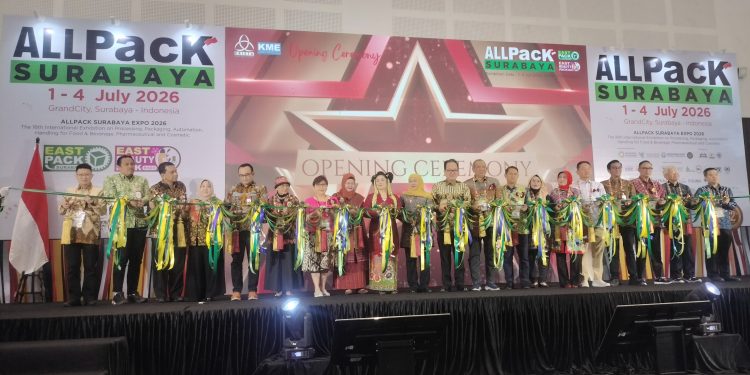 Allpack Surabaya Expo 2026 Resmi di Buka Gubernur Jatim Khofifah 