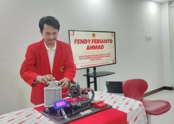 Fendy Febianto Ahmad Mahasiswa Fakultas Tehnik Eletro Untag Surabaya Ciptakan Alarm Pintar Cegah Motor  Over Heat