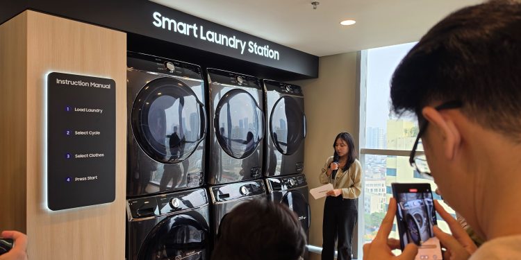 Siap Perkuat Pasar Bisnis di Asia Tenggara,Samsung Hadirkan perangkat rumah tangga berbasis Artificial Intelligence (AI), Mulai dari AC hingga Mesin Cuci.