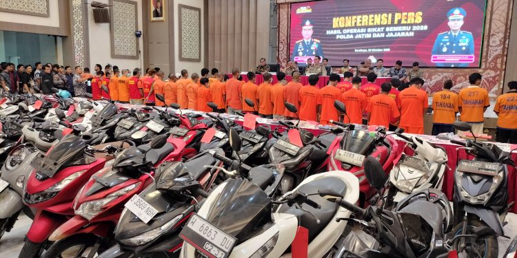 Operasi Sikat Semeru 2026: Polda Jatim Ungkap 1.345 Kasus Kejahatan, 1.212 Tersangka Diamankan